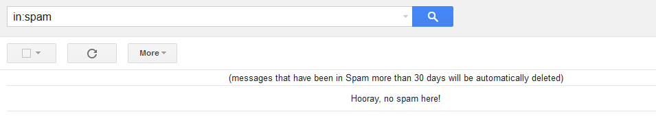 Gmail spam folder